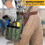 GreenTool Roll-Up Bag, 2 Detachable Pouches, Father's Day Gift for Dad 4