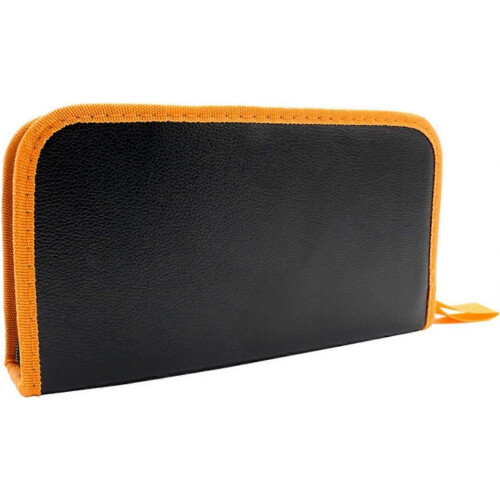 Shockproof PVC Leather Tool Organizer, 24-Slot Soldering Iron Bag 1