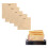 Beauty case da viaggio pieghevole marrone con forma geometrica (#02) 2