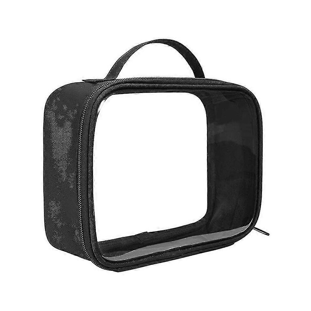 Travel Toiletry Bag 3-Piece Set: Semi-Transparent Mesh Cosmetic Pouches
