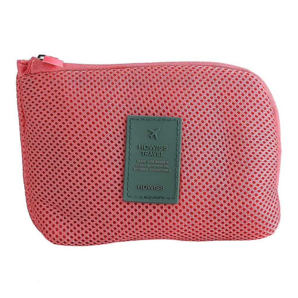 Grey 25x10x14cm Wet Dry Travel Toiletry Bag Cosmetic Organizer