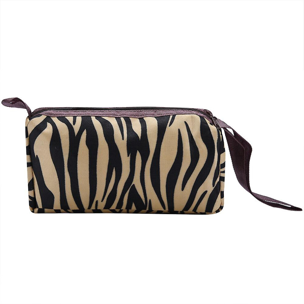 Travel Toiletry Bag Detachable Compartments Hanging PU Leather Makeup Organizer
