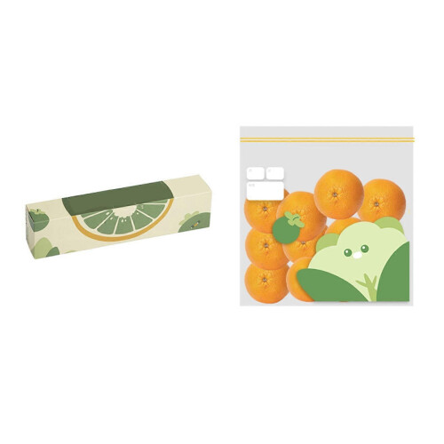 SolidNormal Fridge Food Storage Bags, Double Seal Thick Box, 50ct 1