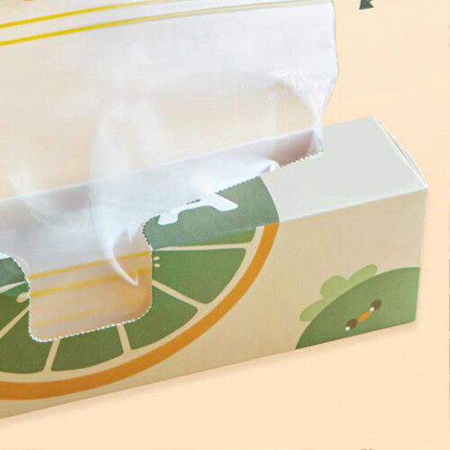 SolidNormal Fridge Food Storage Bags, Double Seal Thick Box, 50ct 2