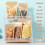 150 Pcs Brown Kraft Stand Up Pouches, 3 Sizes, Clear Window 5