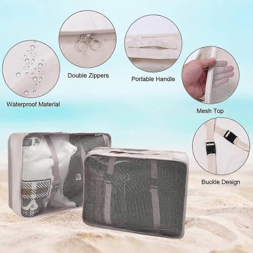Silver 31x49cm Makeup Organizer for Vanity, Bathroom, Bedroom – Multi-Purpose Storage 2