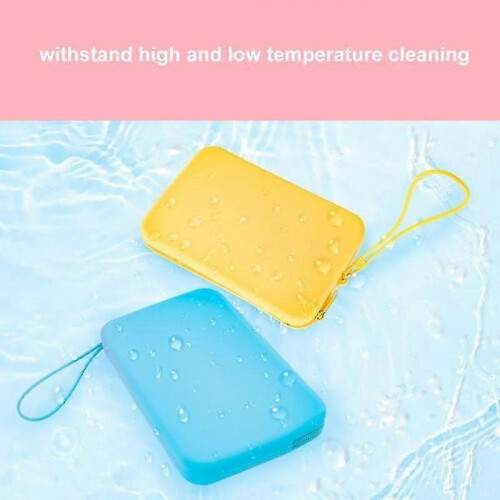 Waterproof Soft High Capacity Oilproof Zipper Oblong Makeup Bag 2