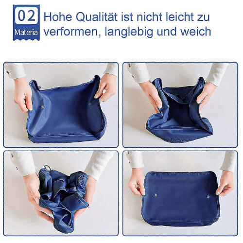 Wide Mouth 12in Waterproof Canvas Tool Bag, High Capacity Handbag for Technicians 2