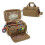 Brown Wear-Resistant Tool Bag, Multi-Function Work Organizer for Electricians & Carpenters 3