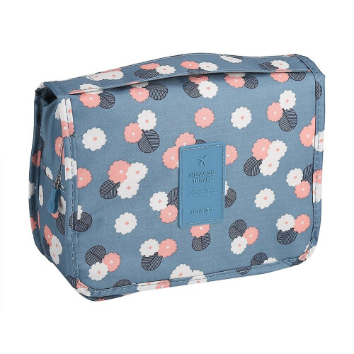Men Travel Toiletry Organizer Oxford Waterproof Multi-Compartment Makeup Bag 2