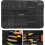 Black Roll-Up Tool Bag, Elastic Cord, Handle, Zippered Pocket, Water Resistant 3