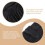 Black 32.5x23cm Rotating Cosmetic Box, Waterproof Transparent Vertical Makeup Organizer 3