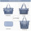 Red Portable Rectangular Makeup Brush Organizer, White Storage Box 4