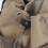 Multi-Purpose Bucket Organizer Bag, 18x24x24cm, Khaki, Drawstring, Nylon Handle 5