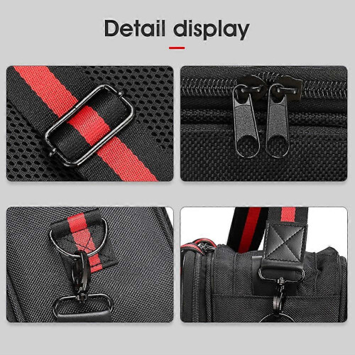 Black FTTH Fiber Optic Tool Kit Bag for VFL Power Meter & Red Light Pen 2