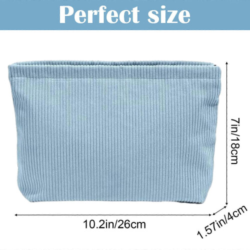 Fog Blue Watercolor Storage Case, Large Multi-Function Brush & Pencil Organizer 1