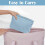 Fog Blue Watercolor Storage Case, Large Multi-Function Brush & Pencil Organizer 4