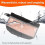 Black 2-Pack Clear Small Tool Zipper Pouch, Portable Transparent Case 3