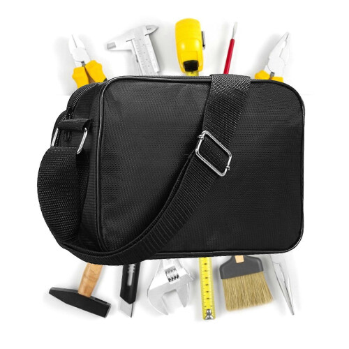 Multicolor Large Waterproof Tool Bag, 15-Pocket Organizer for Electricians 1
