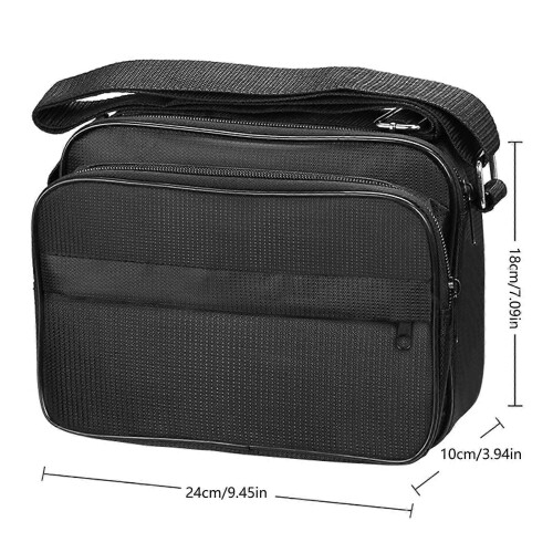 Multicolor Large Waterproof Tool Bag, 15-Pocket Organizer for Electricians 2