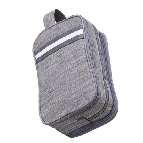 Grey 12-Inch Electrician Tool Pouch & Technician Bag Set, 1 Pack 1