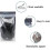 100 sachets transparents à fermeture éclair frontale, refermables en Mylar, thermoscellables 3