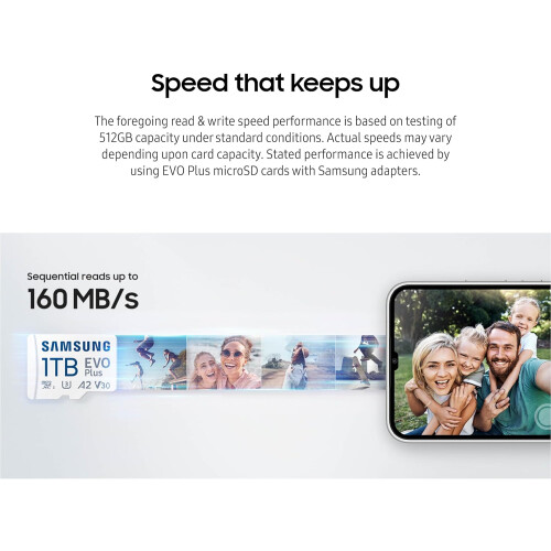 Samsung Samsung EVO Plus MicroSD 1TB 160MB/s s Adaptérem APC Verze 2