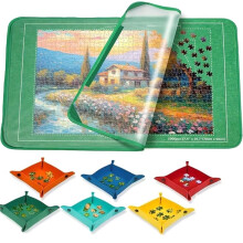 Couverture de Rangement pour Puzzle avec Couvercle, Jouet Puzzle pour Enfants avec Plateau de Tri - Cadeau D'Éveil pour Enfants