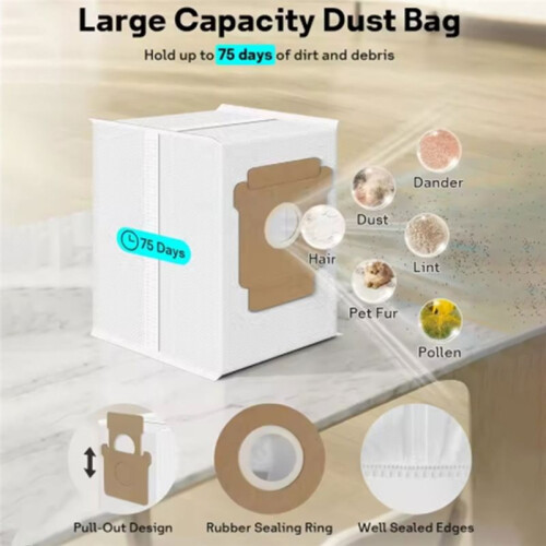 For   Max 705 Combo Accessories with Roller Mop Dust Bag HEPA Filter Side Brushes 2