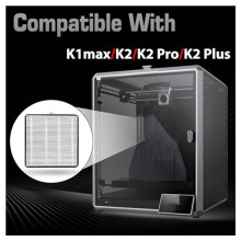 Filter voor 3D Printer Luchtfilter HEPA 13 & Actieve Koolstof Luchtfilter voor Vangt Stof + Koolstof
