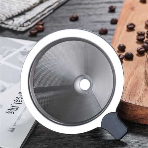 Reusable 600-Mesh Stainless Steel Coffee Filter for Drip, Cold Brew, Espresso 1