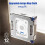 Microfiber Cleaning Pad with Holder Set for  Winbot W3 Omni Window Cleaning Robot, Easy Tool-Free Installation 3