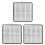 Filter for  3D Printer Air Filter HEPA 13 & Activated Carbon Air Filter for   Traps Dust + Carbon 1