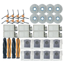 Pour Pièces de Rechange pour X60 Max Ultra Brosse Latérale Principale Filtre HEPA Sac à Poussière Accessoires D'Aspirateur Robot (36 Pièces)