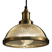 Elegant Loft-Style Vintage Pendant Light with Glass and Iron Details for Home Decor A