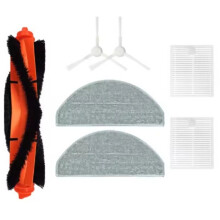 For Vacuum Cleaner S20 / D106 E12 E10 B112 Accessories Replacement Main Side Brush Mop Cloth Filter Parts