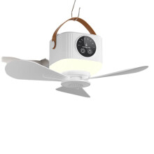 Portable Rechargeable Ceiling Fan 7200mAh,Wireless USB Hanging Fan for Student Dorm Bed Outdoor Camping