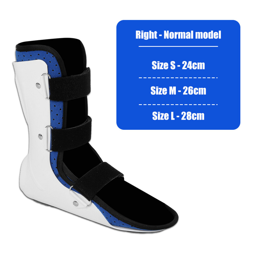 Stoyotu (Right, M) Drop Foot Stabilizer Brace, Ankle Brace Support Drop Foot Brace For Adult Fix Splint-Foot Drop Splint Guard Sprain Protector