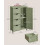 Bathroom Storage Unit - Wood - White - 4 Drawers and 1 Wardrobe Compartment 6