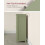 Bathroom Storage Unit - Wood - White - 4 Drawers and 1 Wardrobe Compartment 5
