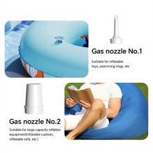 Air Pump Portable Electric Inflator Pump for Air Mattresses Inflate Deflate Beds Swimming Ring Outdoor Camping Pump