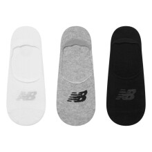 (9 UK-11 UK, White/Green/Black) New Balance Unisex Adult No-Show Socks (Pack of 3)