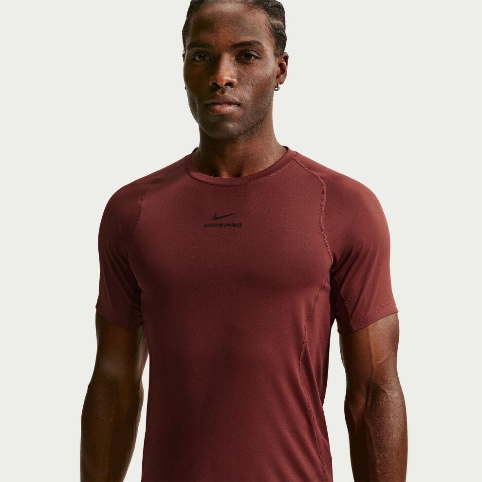 Nike (Xxl, Team ) Mens Pro Dri-Fit Fitted Top Red