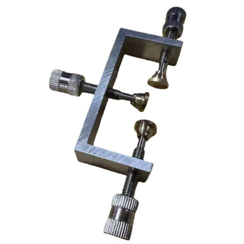 Cello Violin Bridge Fitting Tool Violin Metal Bridge Holder Compatible with Adjustable Luthier Tool 1
