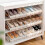 Shoes Storage Rack Save Space,Shoe Organizer Stacker,Adjustable Shoe Stacker,Shoe Stacker Slots Organizer 2