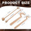 4 Pcs Wooden Pottery Throwing Tools 2 Throwing Stick for Pottery Shaping and 2 Long Handle Tools,Clay Stick,Ceramic Tool 7