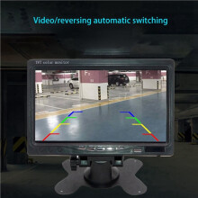 5X TV Monitor HD de 7 Pulgadas 800X480 Pantallas LCD Portátiles para Automóvil en DVD / CMMB Dos Entradas para Camiones Automóviles Pasajeros