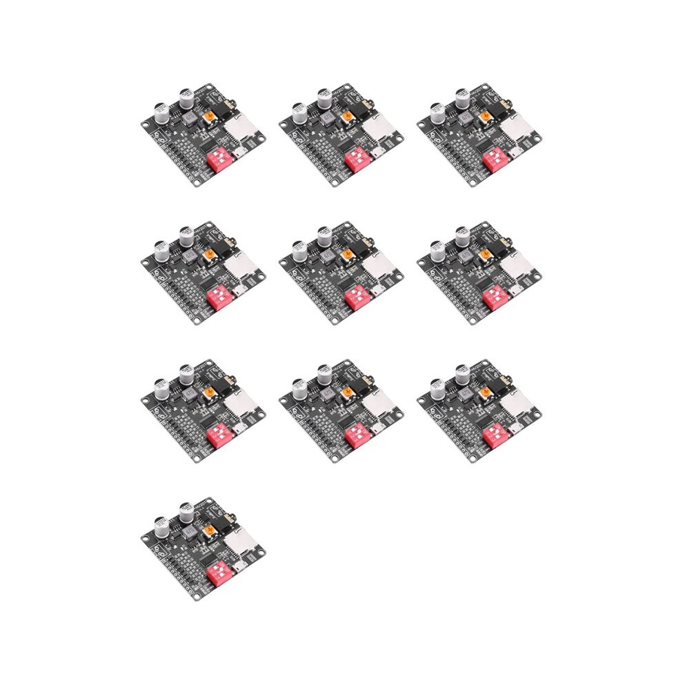 10X Dy-Hv20t 12V/24V Power Supply10w/20W Voice Playback Module Supporting Micro- Card Mp3 Music Player For 6032294184597