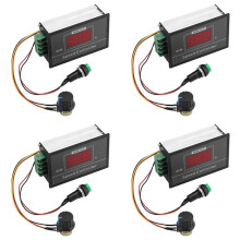 4X 6-60V PWM Motor Speed Controller (PWM) Speed Adjustable Stepless Governor Regulator, Motor Speed Controller