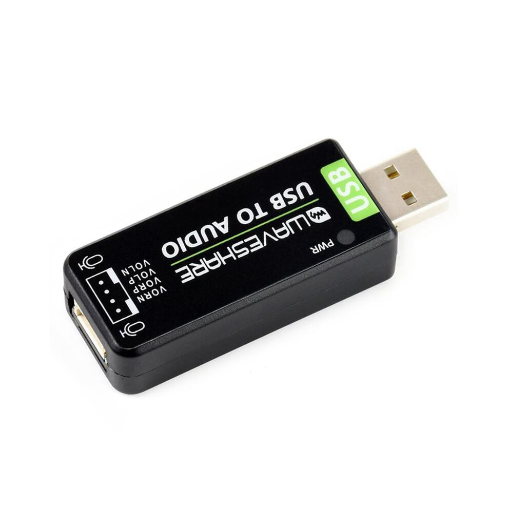 2X Waveshare Usb Sound Card, Usb Audio Module, Driver-Free, External Audio Converter For Raspberry Pi / Jetson 6033930427252